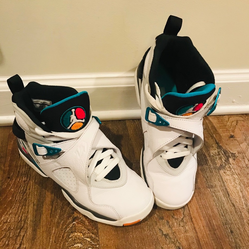 Grade School Jordan 8 Retro South Beach Sz 7